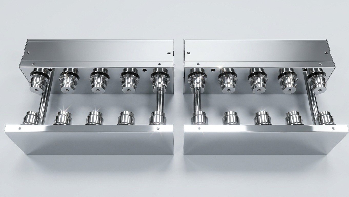 Cleanroom-class conveyor rail system