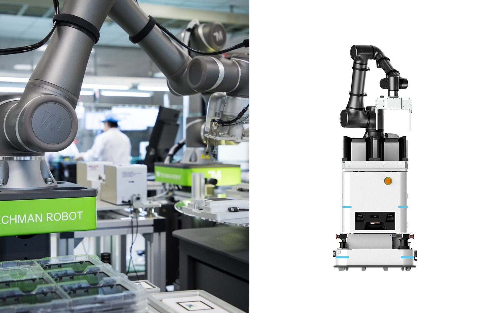 Techman collaborative robot and Youibot mobile platform